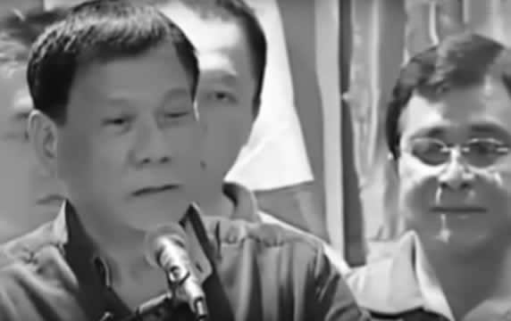 Candidate Duterte talks in public about his teen-age encounter with a maid