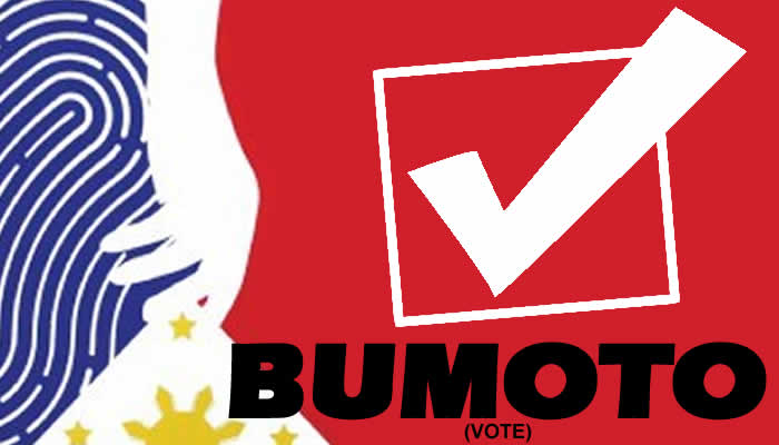 Bumoto (vote). Graphic: COMELEC/PNL