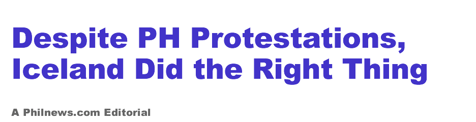 Despite the Protests, Iceland Did the Right Thing