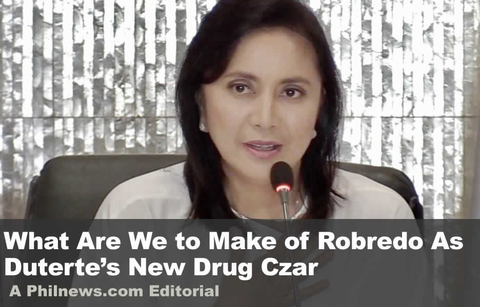 What Are We to Make of Robredo As Dutertes New Drug Czar?