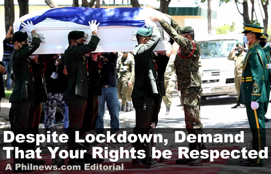 Despite Lockdown, Demand That Your Rights be Respected