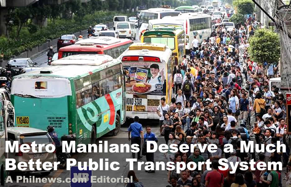 Metro Manilans Deserve a Much Better Public Transportation System