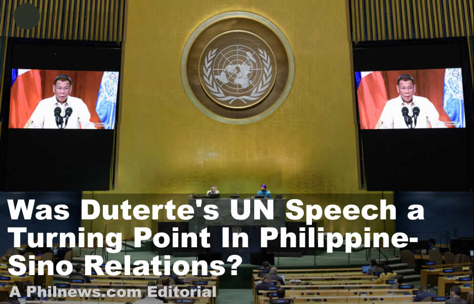 Was Duterte's UN Speech a Turning Point In Philippine-Sino Relations?