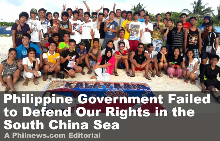 Philippine Government Failed to Defend Our Rights in the South China Sea